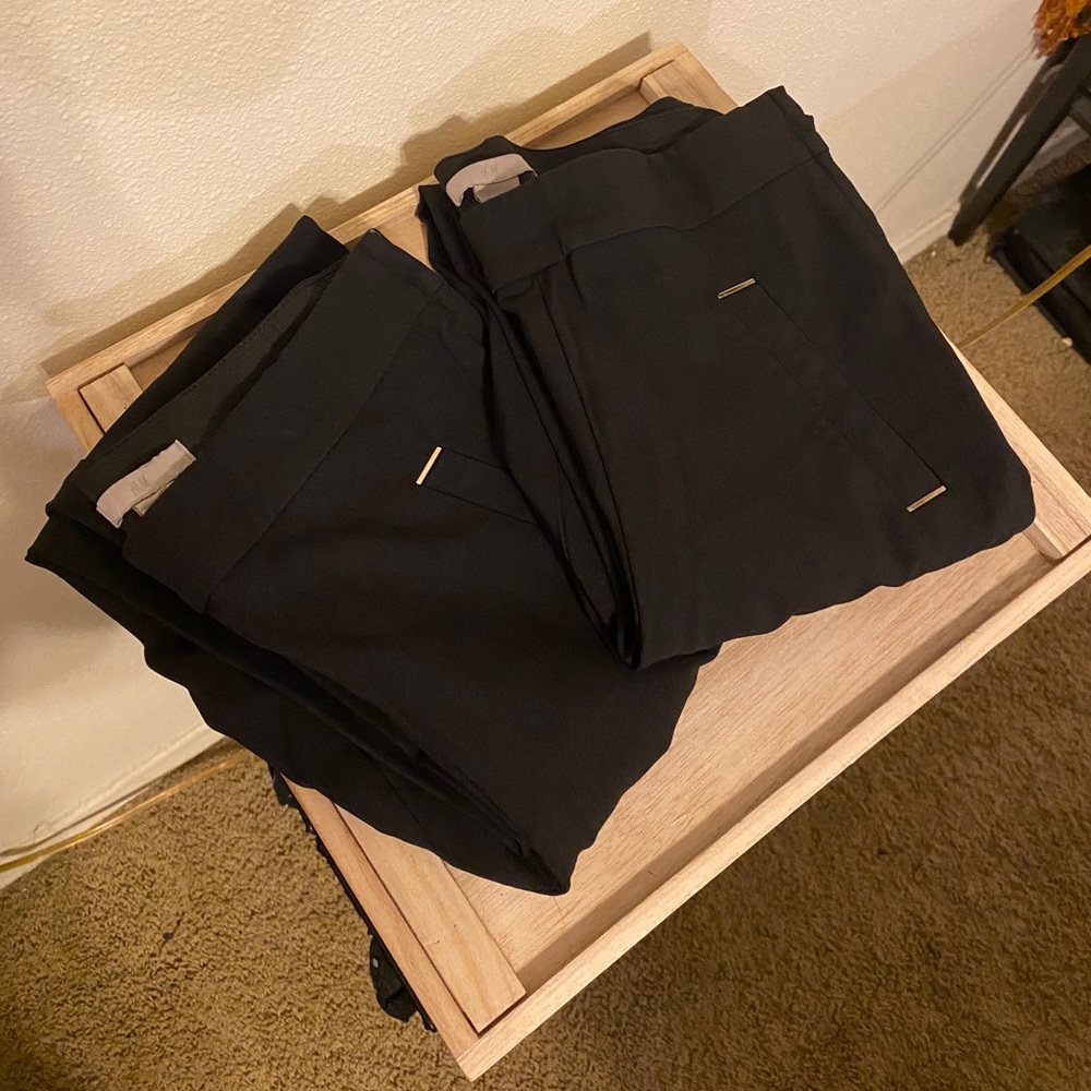 Set 2 H&M Black Slack Pant Size 2